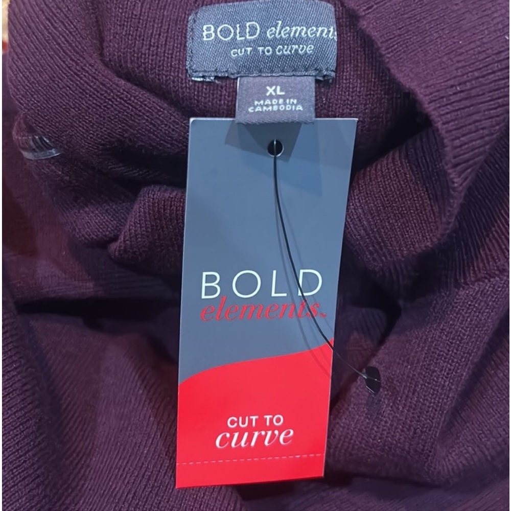 Bold Elements light weight sweater. NWT - image 7